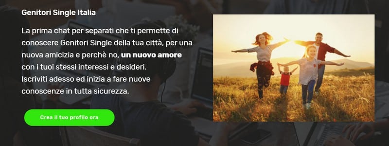 Genitori single Italia, il sito di incontri per genitori separati