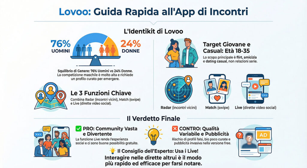 Infografica di Lovoo